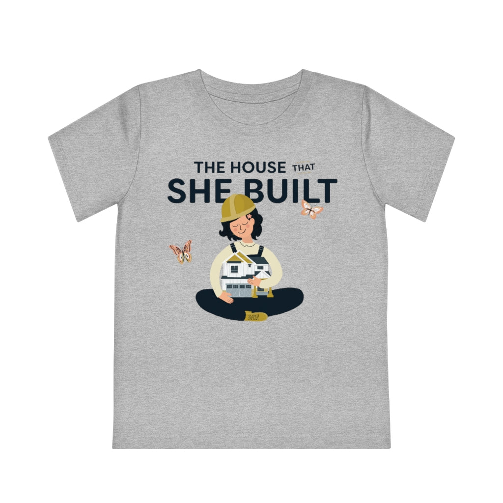 She Built Kids'  T-Shirt