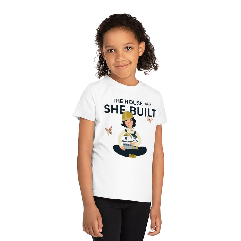 She Built Kids'  T-Shirt